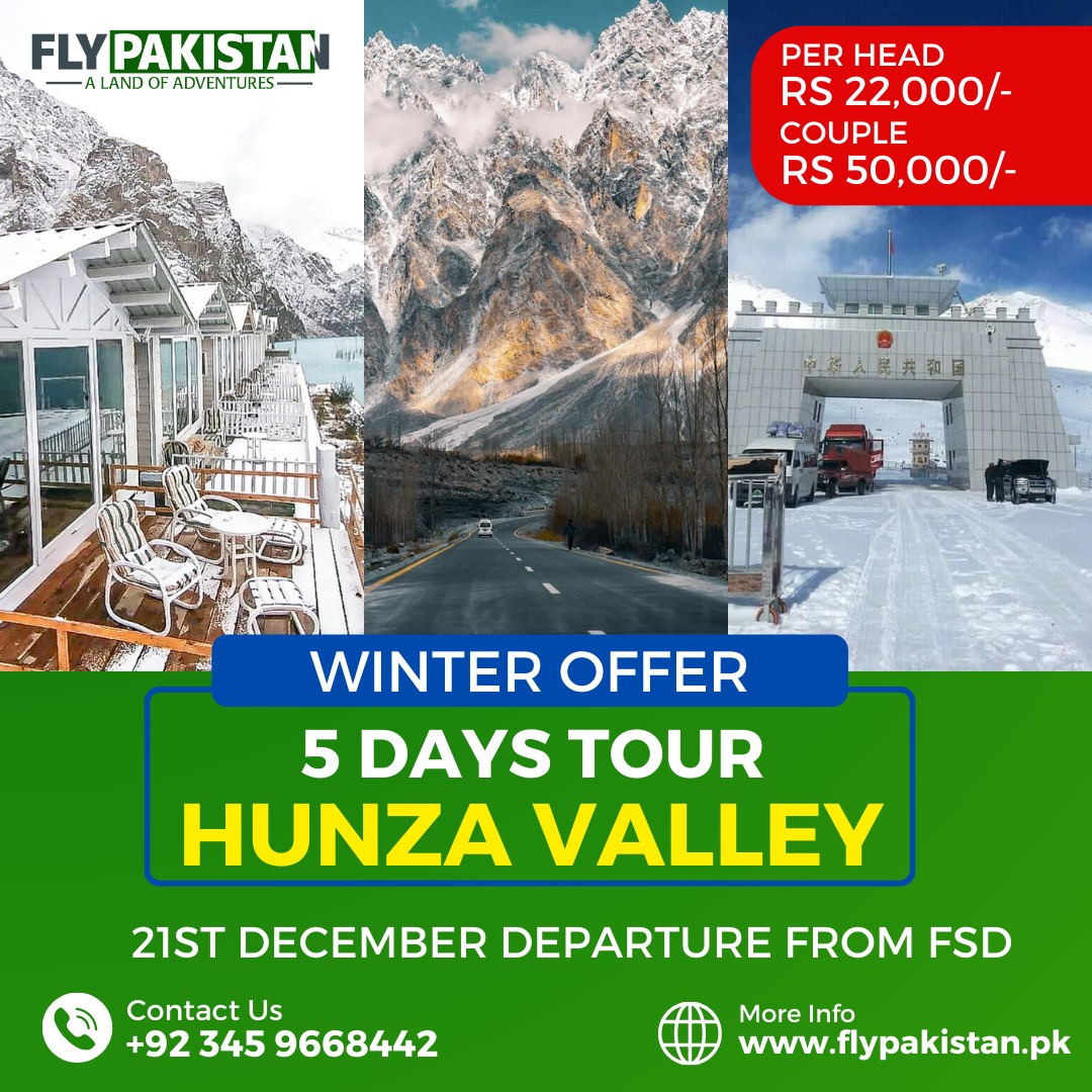 Book Deal 5 Days Tour To Hunza (December)